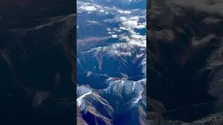 Shattered Stone: Aerial View of Jagged Peaks