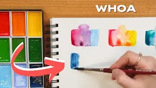 Unboxing Kuretake Watercolors 🖌️✨🎨 Swatches + First Impressions
