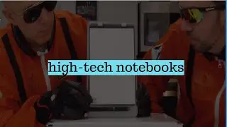 High-tech notebooks. This is the notebook of the future.
