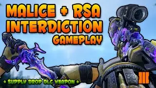 RSA Interdiction & Malice Dark Matter Gameplay! What a Horrid Sniper... [BO3 Supply Drop Weapon DLC]