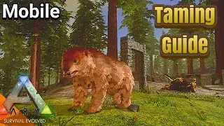 How to Tame Dire Bear in ARK Mobile | Direbear Saddle | Taming Guide (Android/IOS)