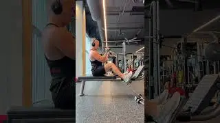 Cable Row Machine Bicep Curl