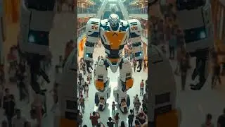 🤖 GIANT Robot 5 SHOCKS Shoppers in Mall! 🤯 Is This REAL?!