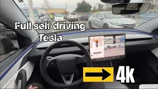 4k Full Self drive Tesla
