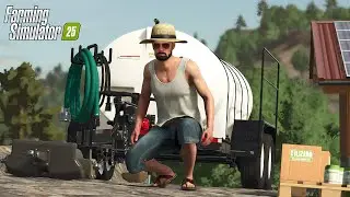 CONSTRUINDO O CANTINHO DOS B&Uacute;FALOS - FARMING SIMULATOR 25 #104