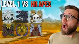 Level 1 Vs. HR Apex. No armor ✅ level 1 weapon ✅ No cat ✅ Solo ✅ Part 12: One Down