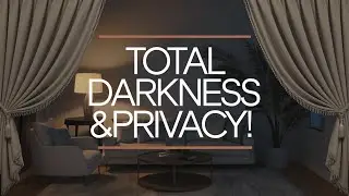 Blackout Curtains - Total Darkness & Privacy Guaranteed!