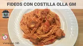 Fideos con costilla Olla GM