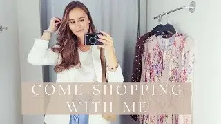 COME SHOPPING WITH ME & TRY ON LONDON | TOPSHOP, RIVERISLAND, H&M | Laura Melhuish-Sprague