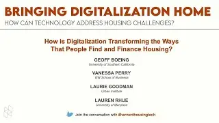 Bringing Digitalization Home: How Can Technology Address Housing Challenges? | Panel 3