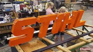 STIHL | Channel Letter Sign Assembly Timelapse