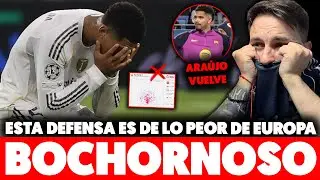 😡BOCHORNOSO: el MADRID entre los PEORES GRANDES de EUROPA, sin FICHAJES y con una DEFENSA de ASCO