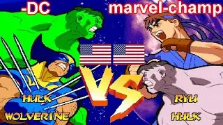 Marvel Super Heroes Vs. Street Fighter - -DC vs marvel-champ