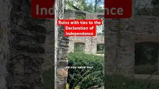 Ellicott city, Md ruins with ties to the Declaration of Independence! #history #ushistory