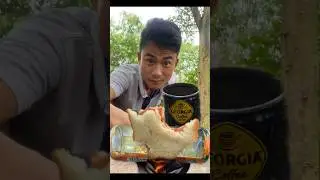 Camping skills:Tips for making a frying pan from a can #experiment #skills #outdoors #camping #diy