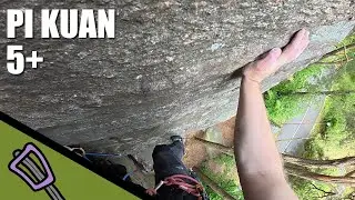 Fun corner crack: Pi Kuan, from right (5+), G&auml;rds&aring;s | POV Trad Climbing