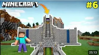 FINALLY I MADE MY CASTLE | MINECRAFT  GAMEPLAY #6