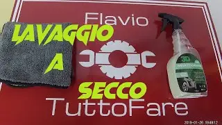 come lavare a secco  l' auto senza acqua | waterless car wash