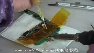 10 动手更换手机主板上的尾插接口修复故障的维修实例2