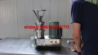 nut hazelnut butter colloid mill, almond hazelnut butter paste making grinding grinder machine