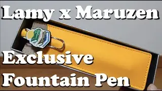 Unboxing Lamy x Maruzen Exclusive Fountain Pen Collaboration