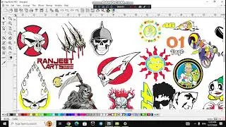 Latest Bike Modification Sticker Design | Black White Multicolor | Flexi + CDR  download ||