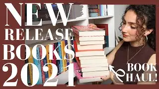 New 2021 book releases that have me EXCITED ✨ a big book haul of anticipated new book releases