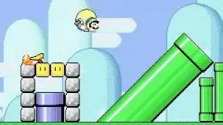 Super Mario Advance 2 Hack - Intro Level Change !