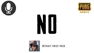 NO | Pubg Voice Pack Sound Effect 🔊🗣️