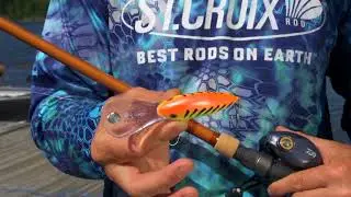 Why a palming reel seat on a crankbait rod