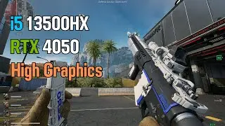 Delta force RTX 4050 laptop - High graphics settings, dlss off / native