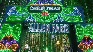 Allen Park , Park Street Christmas Decoration 2025...#chrismasdecoration #newyear #party #christmas 