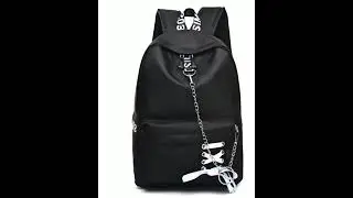 17L Outdoor Travel Backpack Waterproof Nylon School Rucksack Girls Women Bag With Headphone Jack