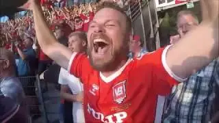 Brøndby(U) og AGF(H) på Tribunen. Juli 2018