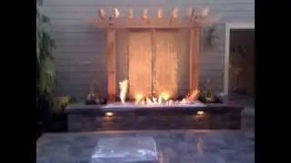 Fire and Water Garden Features