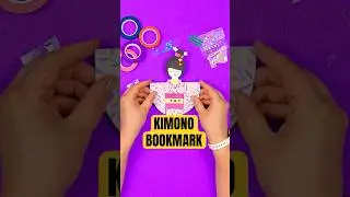 DIY Kimono Doll Bookmark | EASY JAPANESE PAPER CRAFT