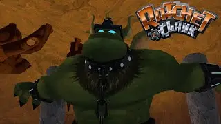 Ratchet & Clank (2002) - Blargian Snagglebeast Boss Fight 1080p