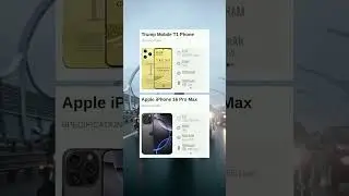 Trump's Mobile T1 phone Vs Apple iPhone 16 pro max #trumpmobile #iphone16promax #trump