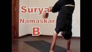 Surya Namaskar B | Sun Salutation B in Ashtanga Yoga | 2 Minutes Yoga Health