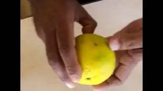 Sweet lime peeling trick