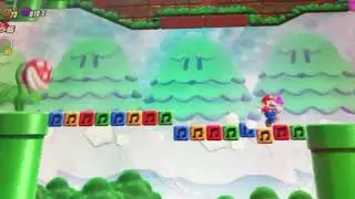 Mario Wonder secret finish in the Piranha Plants on Parade level