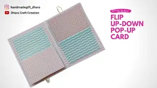 DIY Flip Up Down Card Tutorial | Dhara Craft Creation