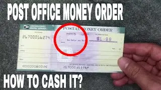 ✅  How To Cash USPS Postal Service Money Order 🔴