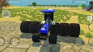 MOSTER TYRE NEW HOLLAND | INDIAN VEHICLES SIMULATOR 3D GAMES - ANDROID GAMES 