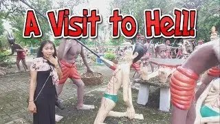 Going to the Heaven and Hell Temple -  Bang Saen