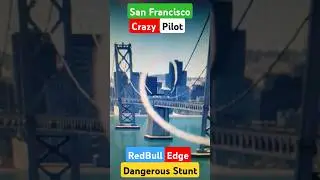 Extreme Dangerous fly underbridge barrel roll by Crazy Pilot on Red Bull EDGE #shorts