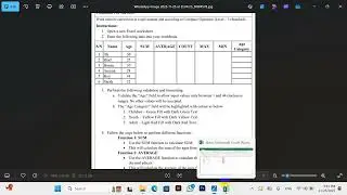 Age Calculation in Excel | Complete Practical Guide | NSDA Computer Operation Level-3