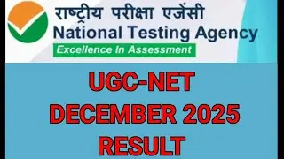UGC NTA NET 2025 ANSWER RESULT 2026 // CUT OFF | UGC NET December 2025 Answer Key Released