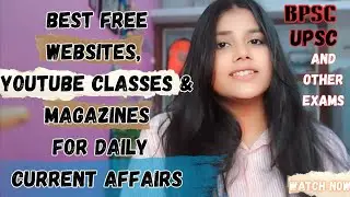 Best Free Resources to Master Current Affairs⚡Free Websites, Magazine & Channels #currentaffairs #yt