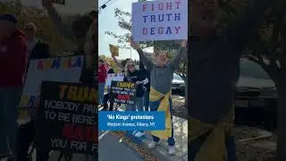 No Kings protest in Albany, NY